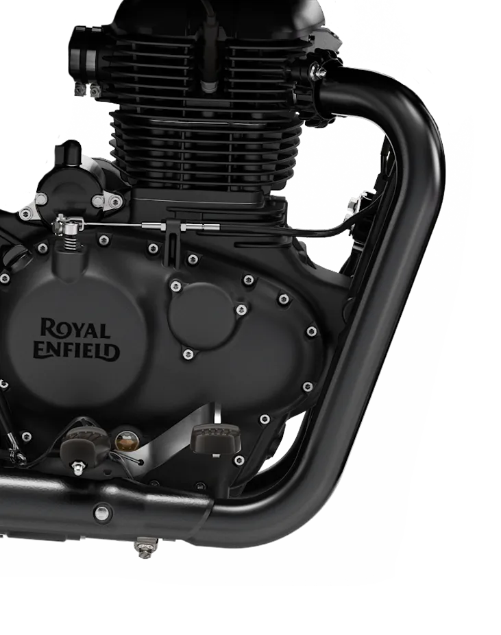 Royal Enfield C350 J Black Engine